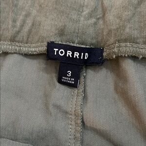 Torrid Olive Corduroy Pants